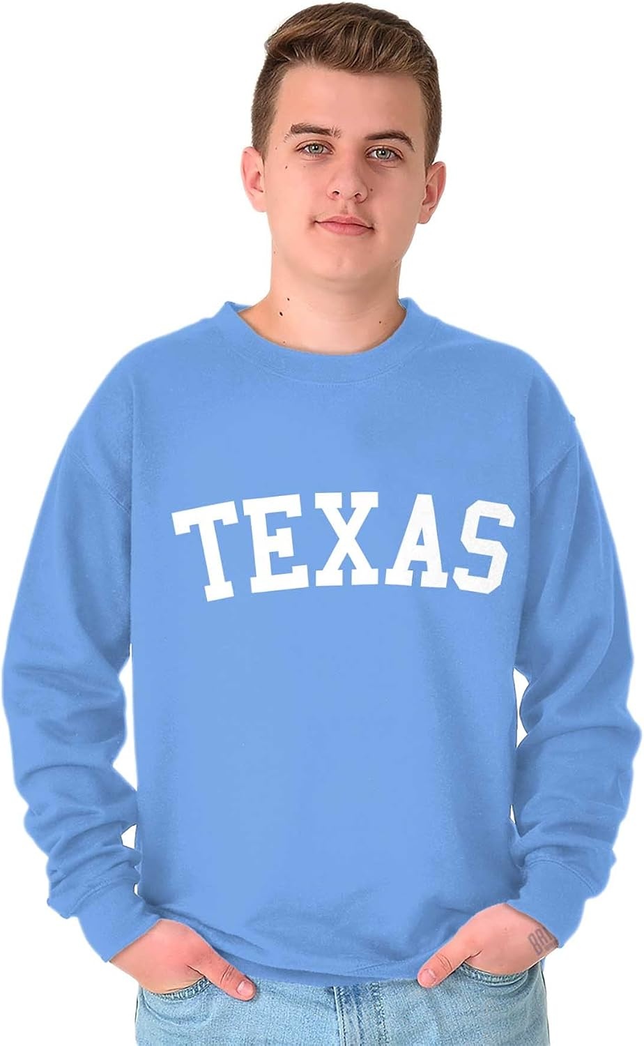 image:imageUSA State Simple Traditional Classic Sweatshirt for Men and WomenCarolina Blue