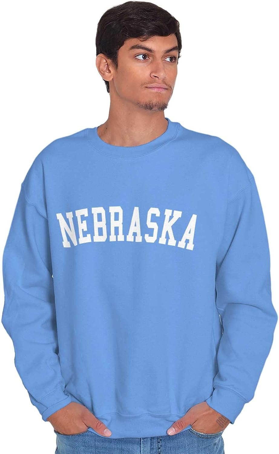 image:imageUSA State Simple Traditional Classic Sweatshirt for Men and WomenCarolina Blue