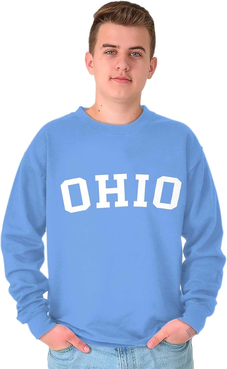 image:imageUSA State Simple Traditional Classic Sweatshirt for Men and WomenCarolina Blue