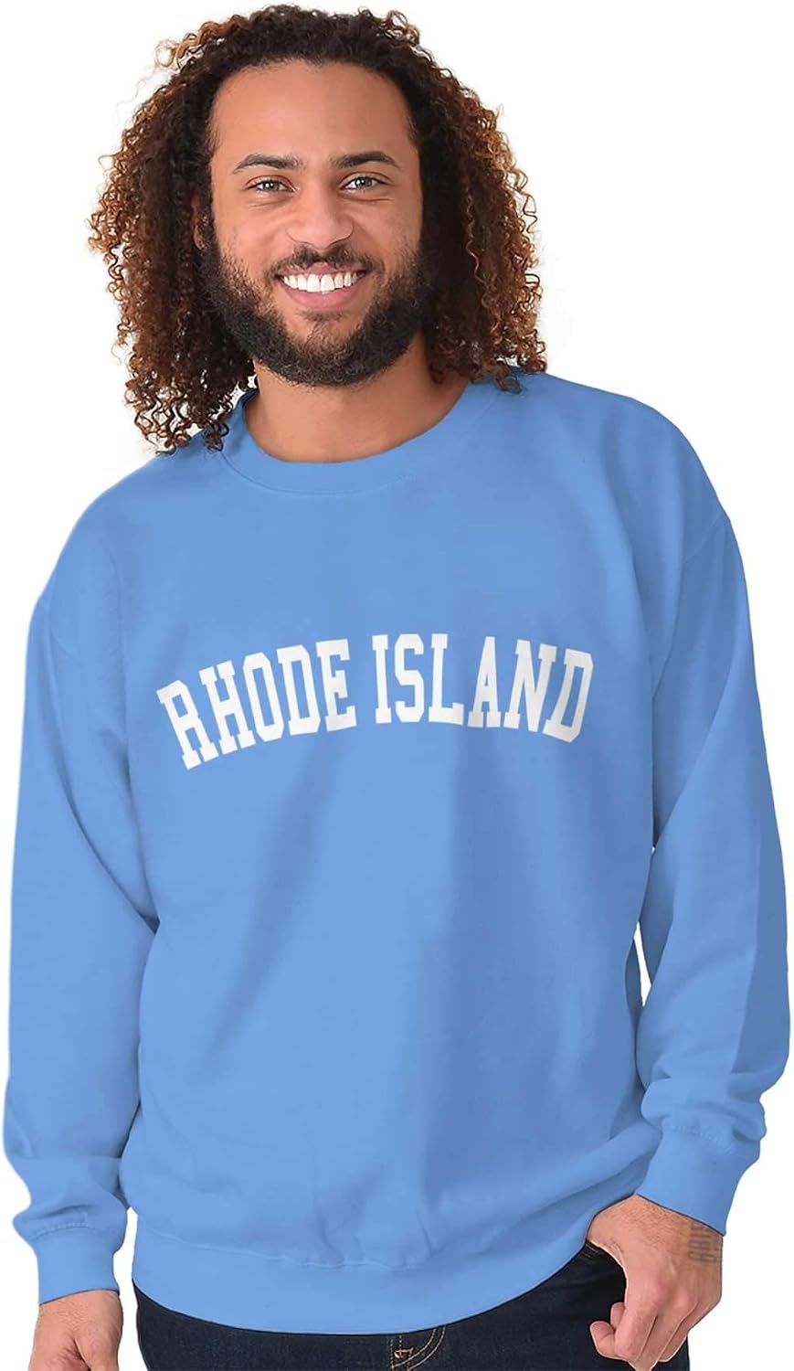 image:imageUSA State Simple Traditional Classic Sweatshirt for Men and WomenCarolina Blue
