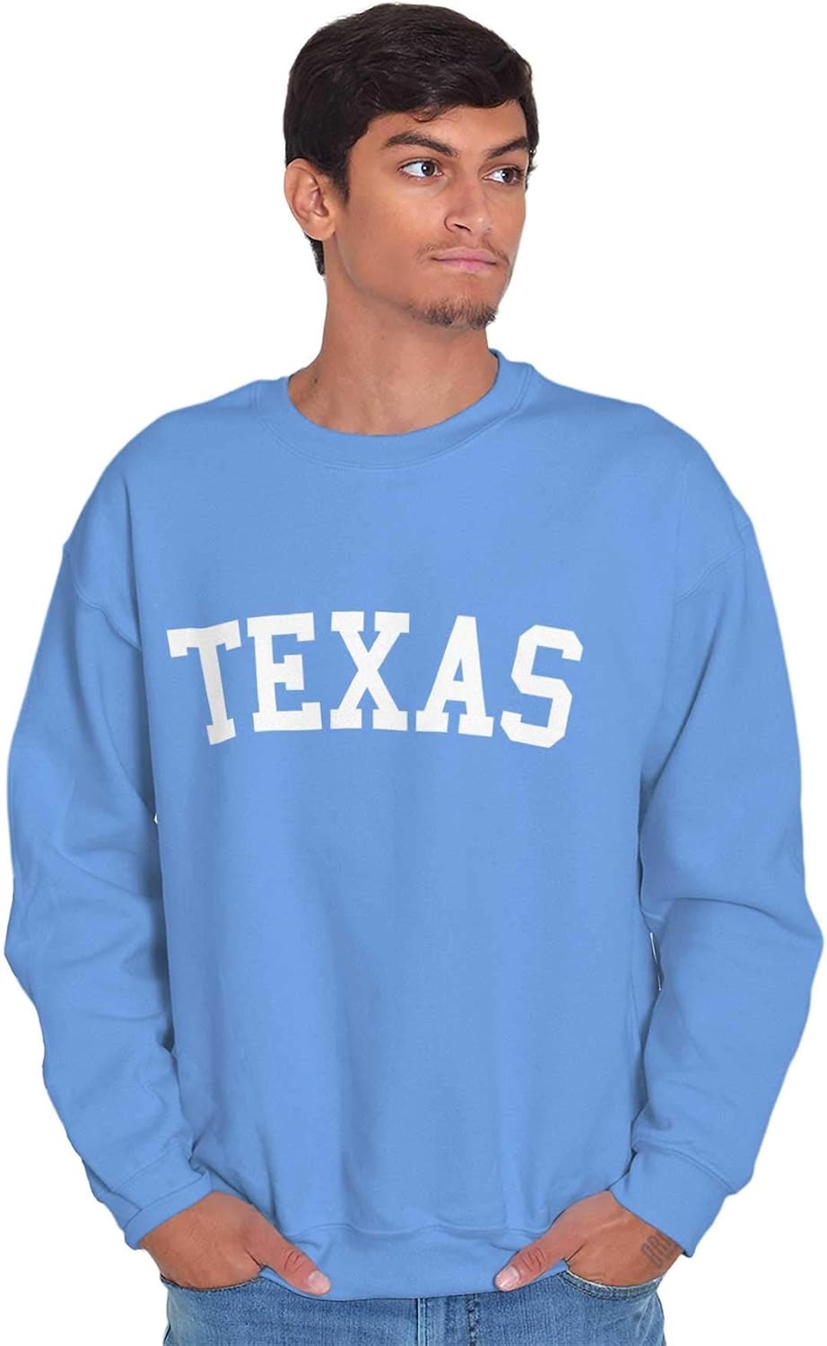 image:imageUSA State Simple Traditional Classic Sweatshirt for Men and WomenCarolina Blue