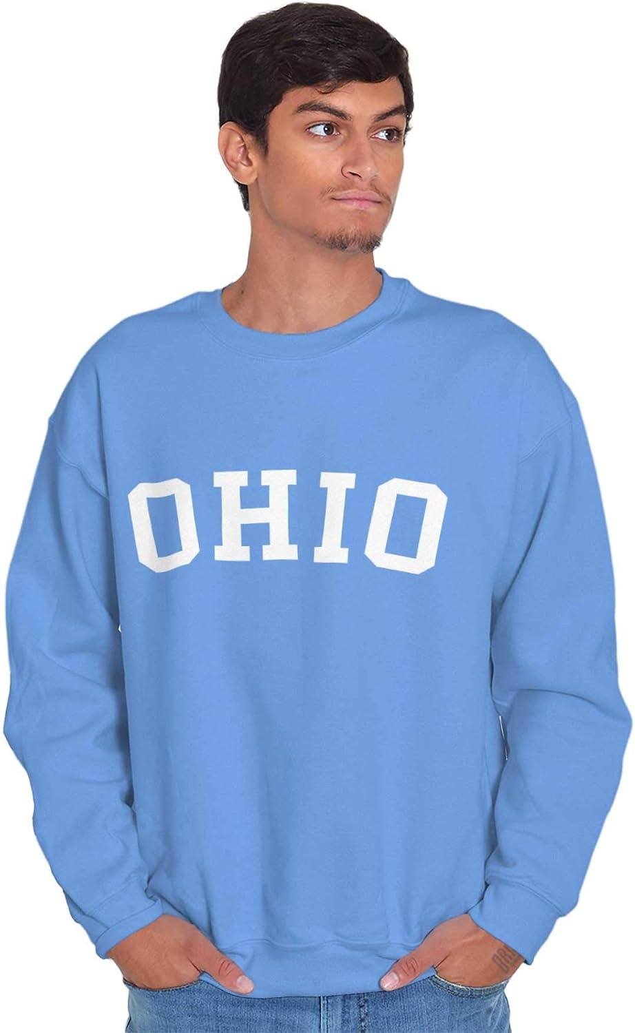 image:imageUSA State Simple Traditional Classic Sweatshirt for Men and WomenCarolina Blue