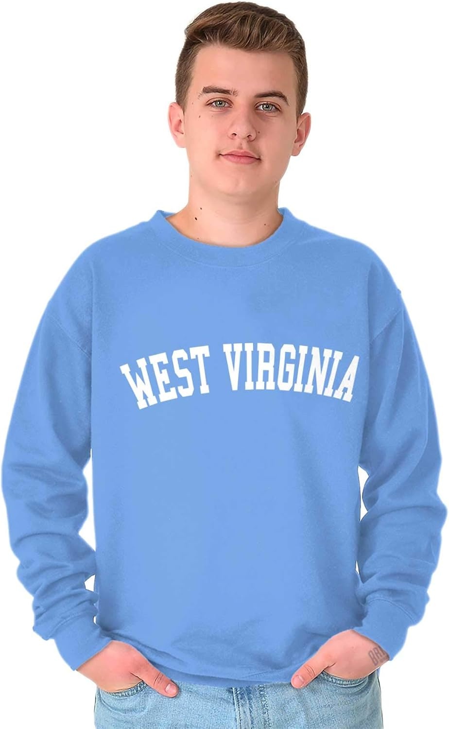 image:imageUSA State Simple Traditional Classic Sweatshirt for Men and WomenCarolina Blue
