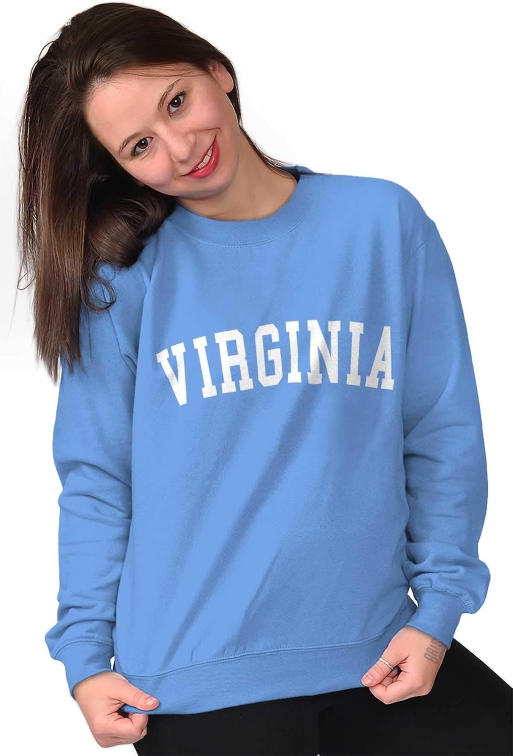 image:imageUSA State Simple Traditional Classic Sweatshirt for Men and WomenCarolina Blue