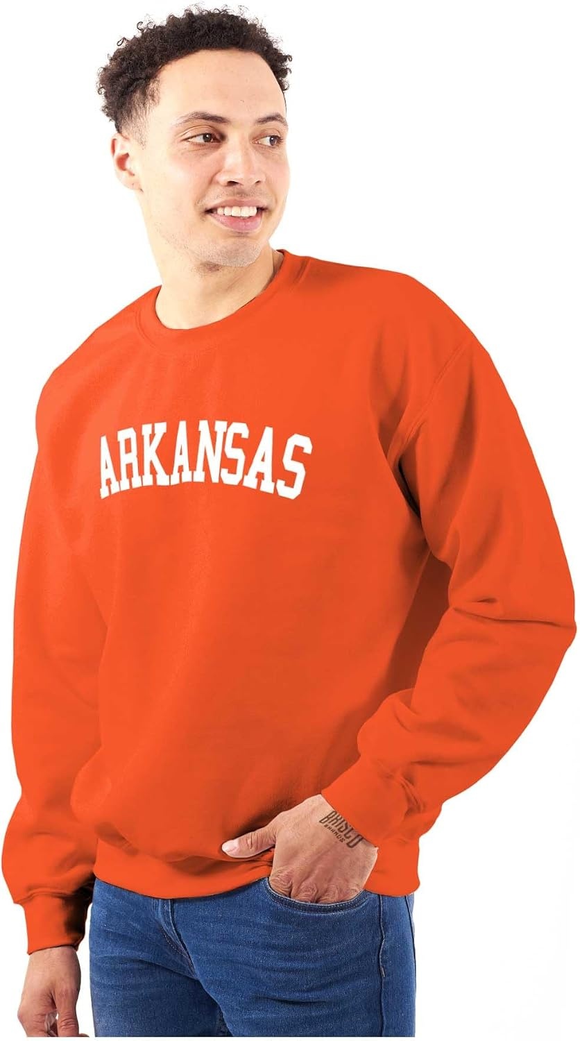image:imageUSA State Simple Traditional Classic Sweatshirt for Men and WomenOrange