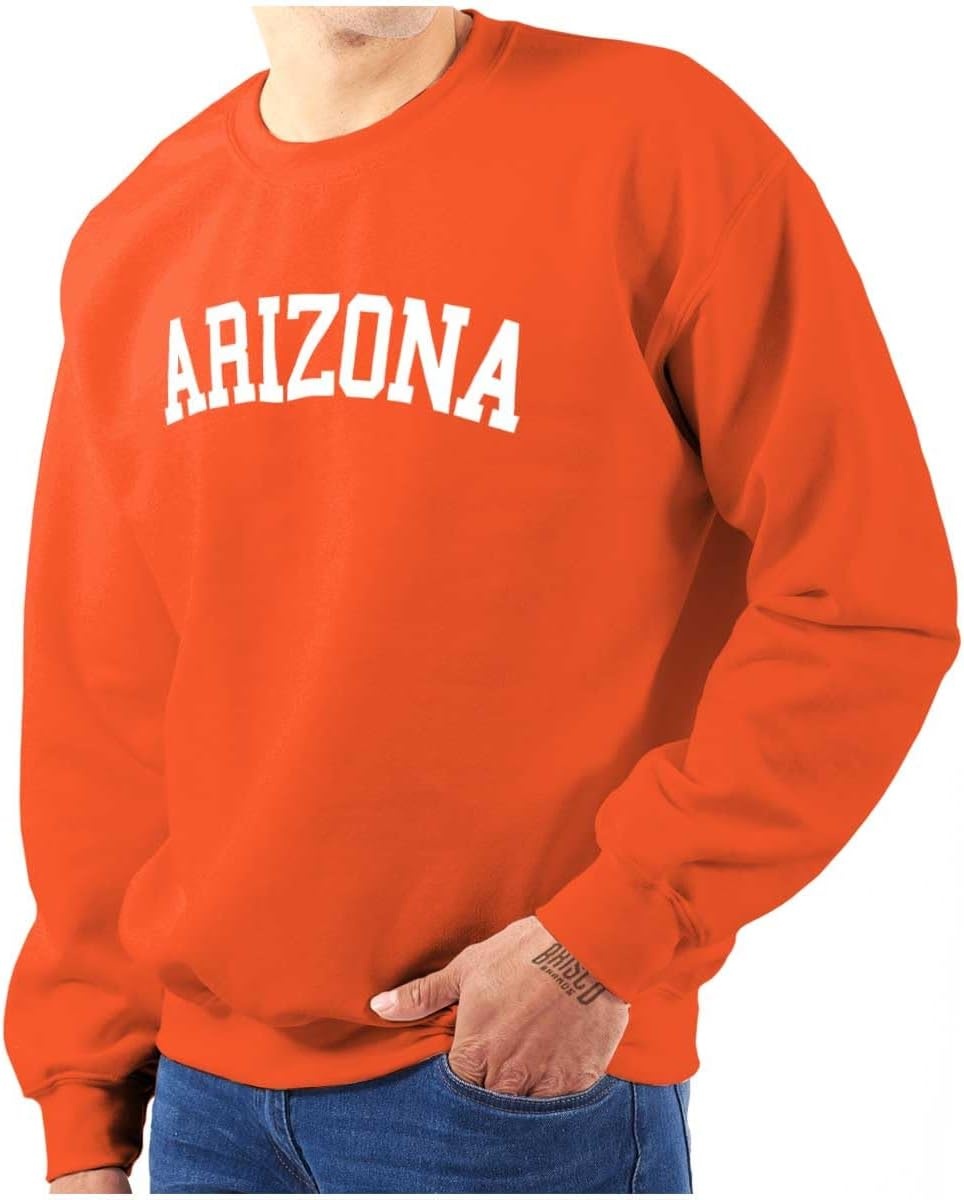 image:imageUSA State Simple Traditional Classic Sweatshirt for Men and WomenOrange