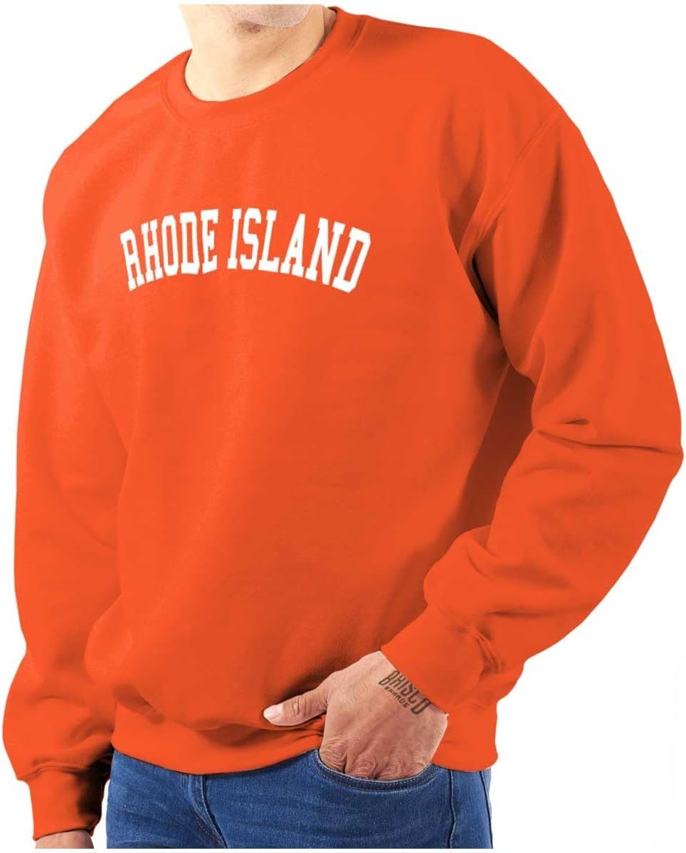 image:imageUSA State Simple Traditional Classic Sweatshirt for Men and WomenOrange
