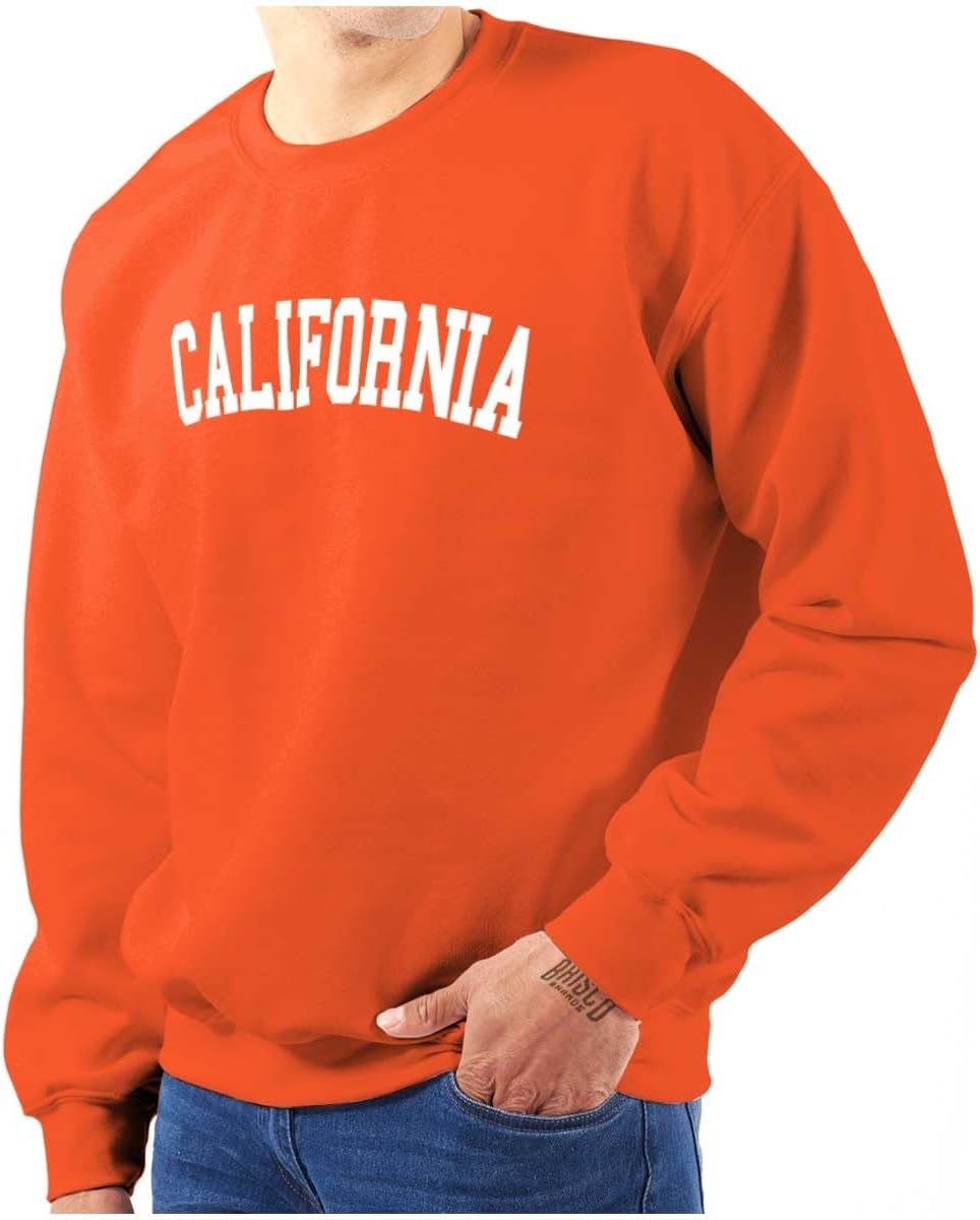 image:imageUSA State Simple Traditional Classic Sweatshirt for Men and WomenOrange
