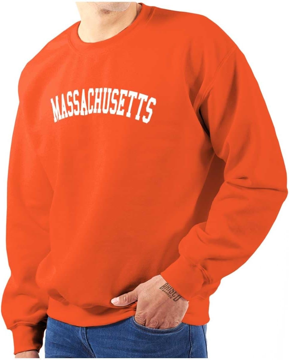 image:imageUSA State Simple Traditional Classic Sweatshirt for Men and WomenOrange