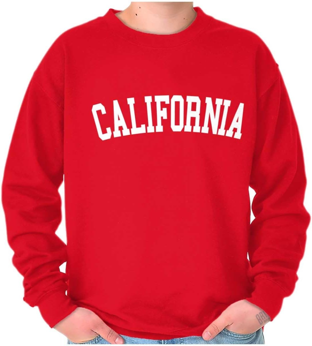 image:imageUSA State Simple Traditional Classic Sweatshirt for Men and WomenRed