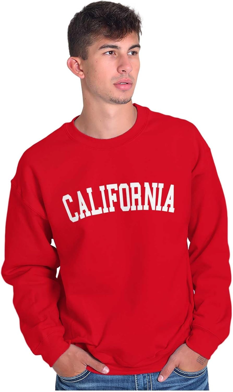 image:imageUSA State Simple Traditional Classic Sweatshirt for Men and WomenRed