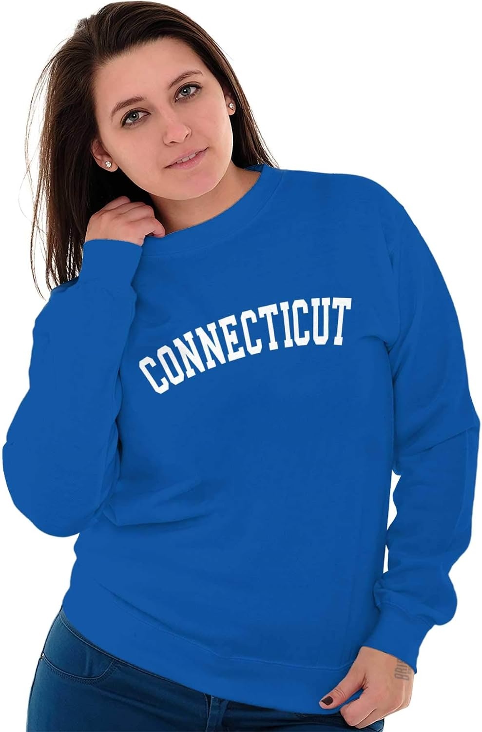 image:imageUSA State Simple Traditional Classic Sweatshirt for Men and WomenRoyal