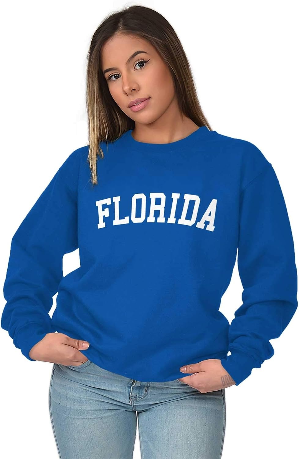 image:imageUSA State Simple Traditional Classic Sweatshirt for Men and WomenRoyal