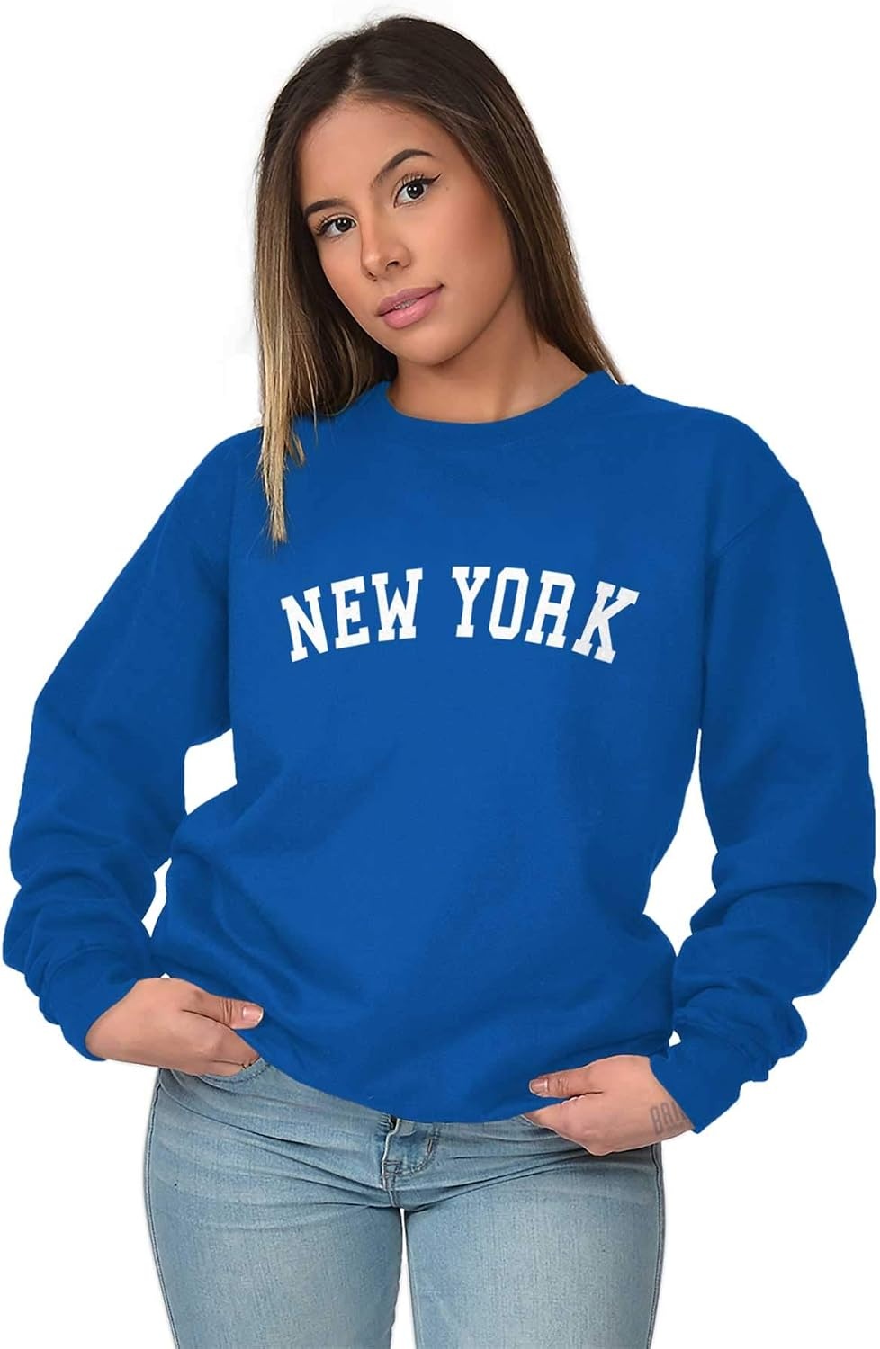 image:imageUSA State Simple Traditional Classic Sweatshirt for Men and WomenRoyal