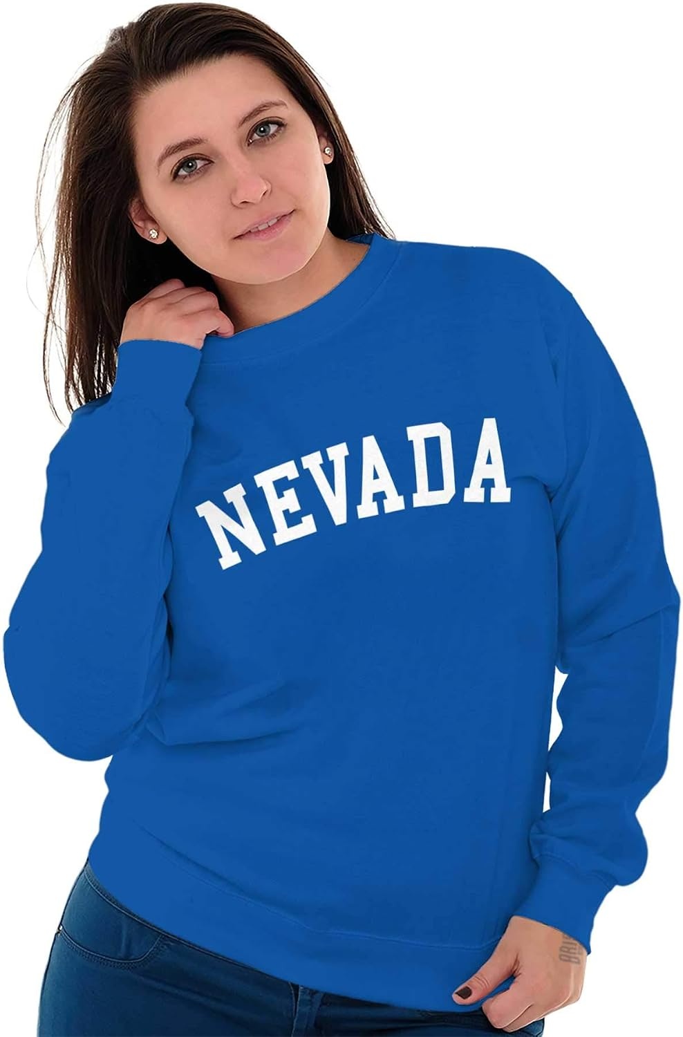 image:imageUSA State Simple Traditional Classic Sweatshirt for Men and WomenRoyal