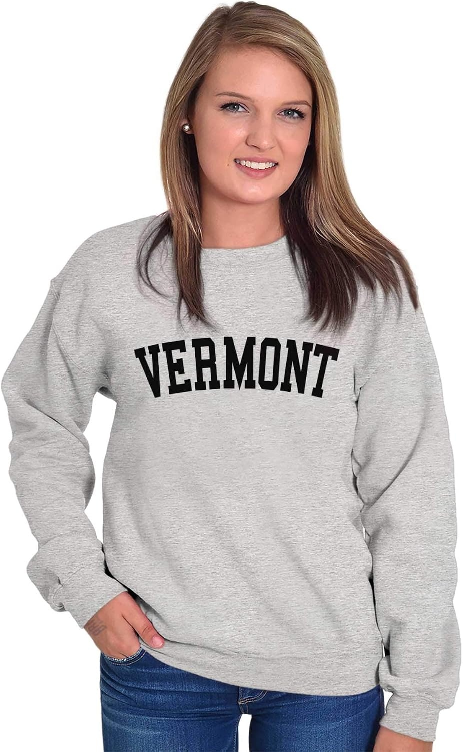 image:imageUSA State Simple Traditional Classic Sweatshirt for Men and WomenSport Grey