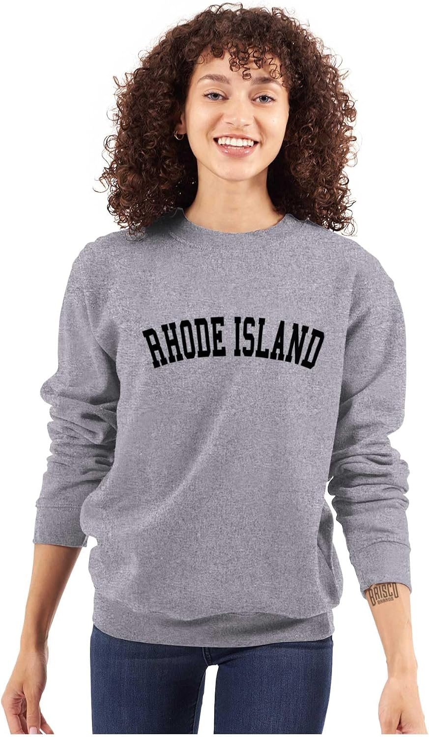 image:imageUSA State Simple Traditional Classic Sweatshirt for Men and WomenSport Grey