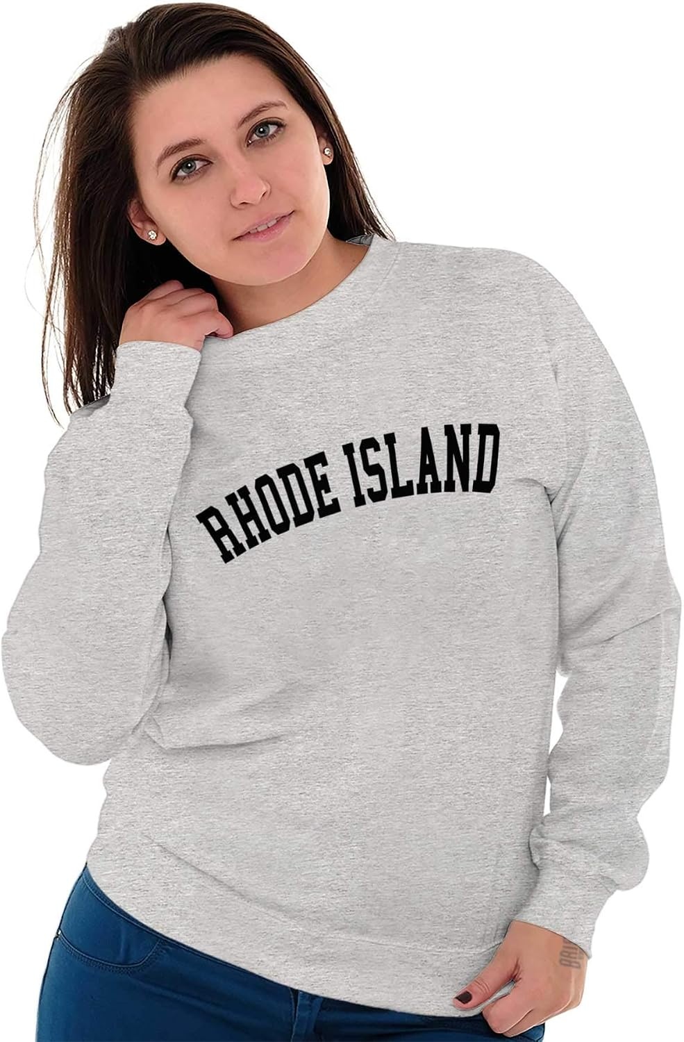 image:imageUSA State Simple Traditional Classic Sweatshirt for Men and WomenSport Grey