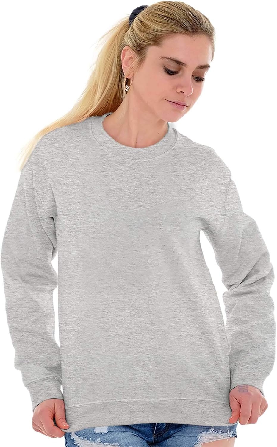 image:imageUSA State Simple Traditional Classic Sweatshirt for Men and WomenSport Grey