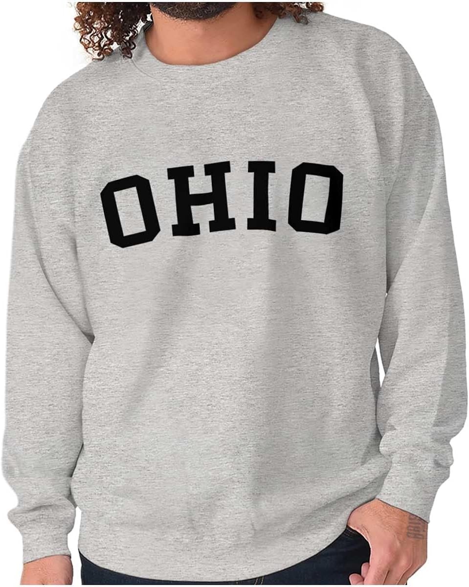 image:imageUSA State Simple Traditional Classic Sweatshirt for Men and WomenSport Grey