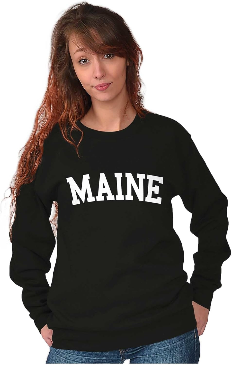 image:imageUSA State Simple Traditional Classic Sweatshirt for Men or WomenBlack