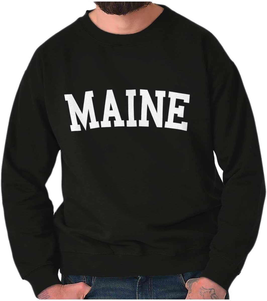 image:imageUSA State Simple Traditional Classic Sweatshirt for Men or WomenBlack