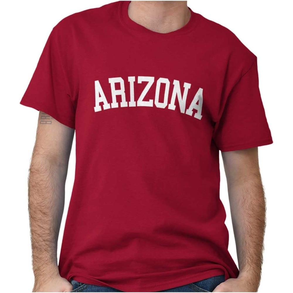 image:imageUSA State Simple Traditional Classic Graphic T Shirt for Men or WomenCardinal Red