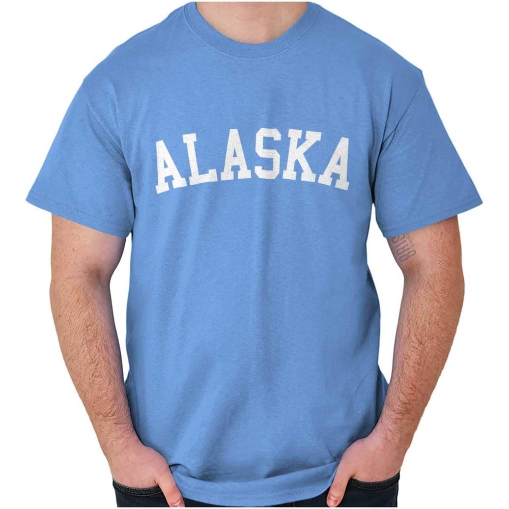 image:imageUSA State Simple Traditional Classic Graphic T Shirt for Men or WomenCarolina Blue