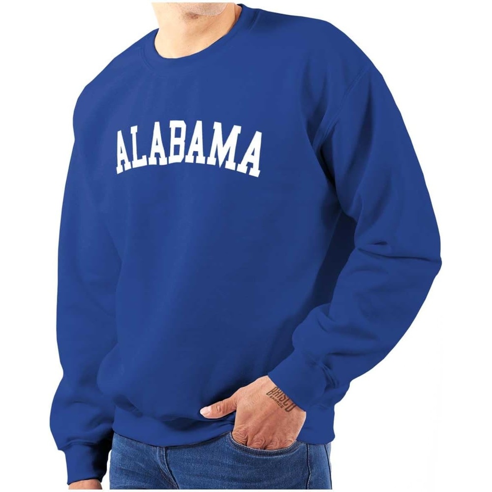 image:imageUSA State Simple Traditional Classic Sweatshirt for Men or WomenRoyal