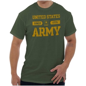 US Army Soldier Veteran Proud Pride Graphic T Shirt Men or Women(Military Green)