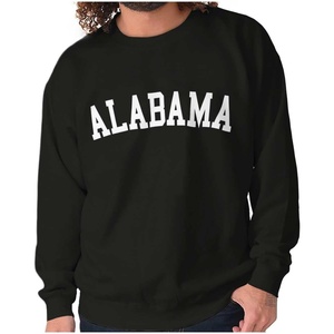 USA State Simple Traditional Classic Sweatshirt for Men and Women(Black)