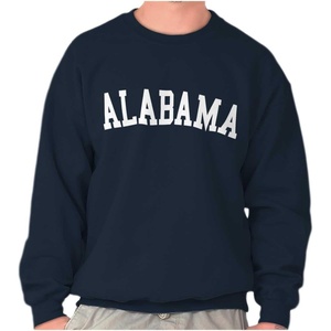 USA State Simple Traditional Classic Sweatshirt for Men and Women(Navy)