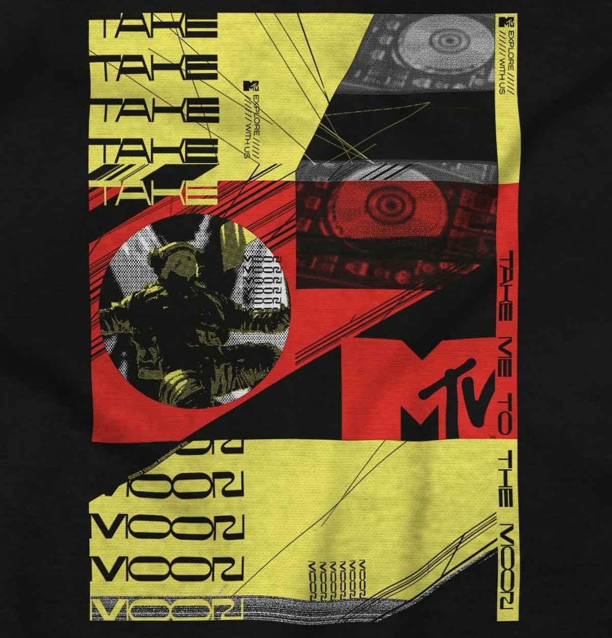 image:imageMTV Take Me to the Moon Record Toddler Boy Girl T ShirtBlack