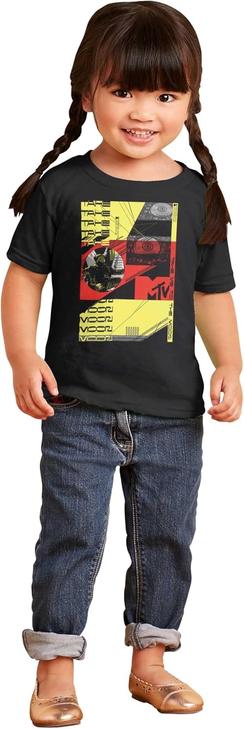 image:imageMTV Take Me to the Moon Record Toddler Boy Girl T ShirtBlack