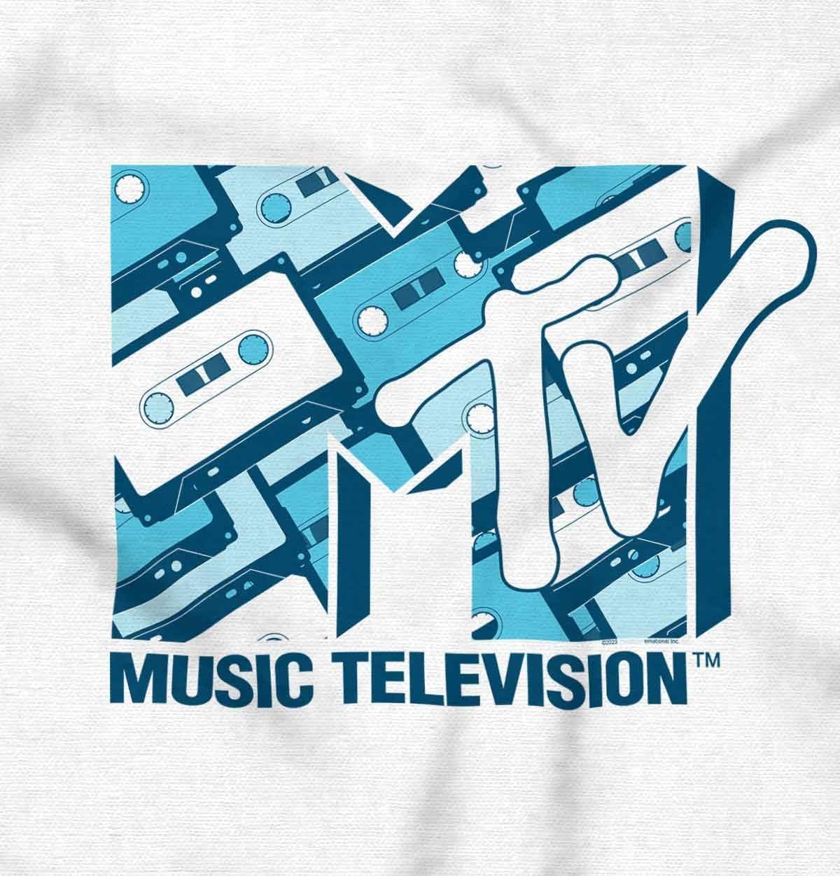 image:imageRetro MTV Vintage Cassettes Logo Toddler Boy Girl T ShirtWhite