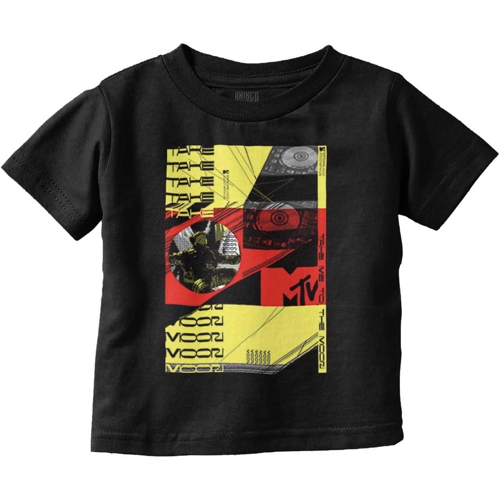 image:imageMTV Take Me to the Moon Record Toddler Boy Girl T ShirtBlack