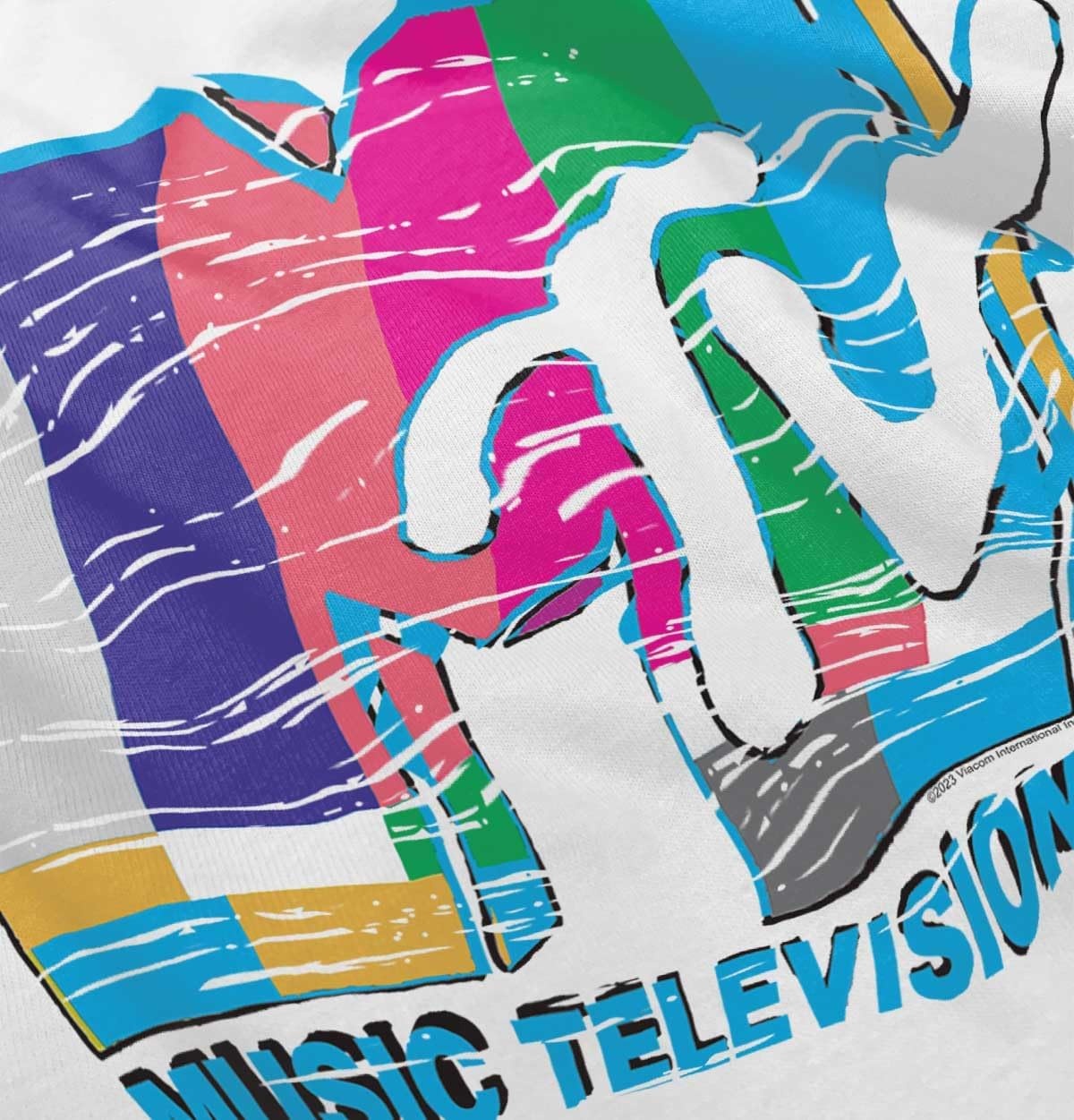 image:imageClassic Warped Static MTV Logo Toddler Boy Girl T ShirtWhite