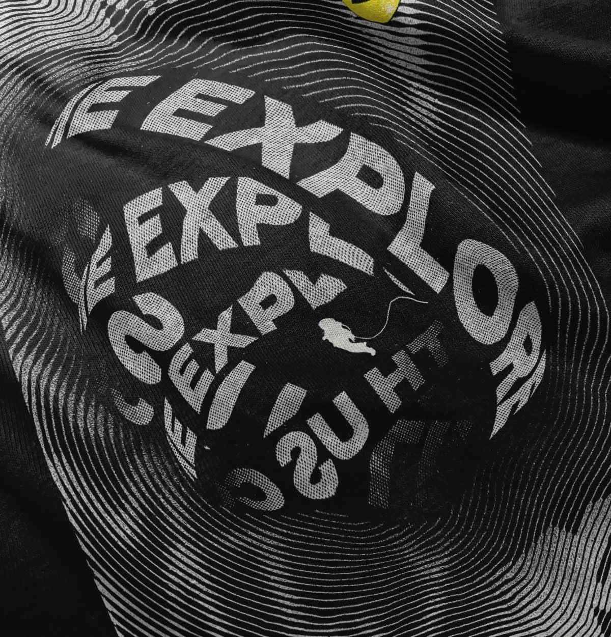 image:imageMTV Explore with Us Caution Tape Toddler Boy Girl T ShirtBlack