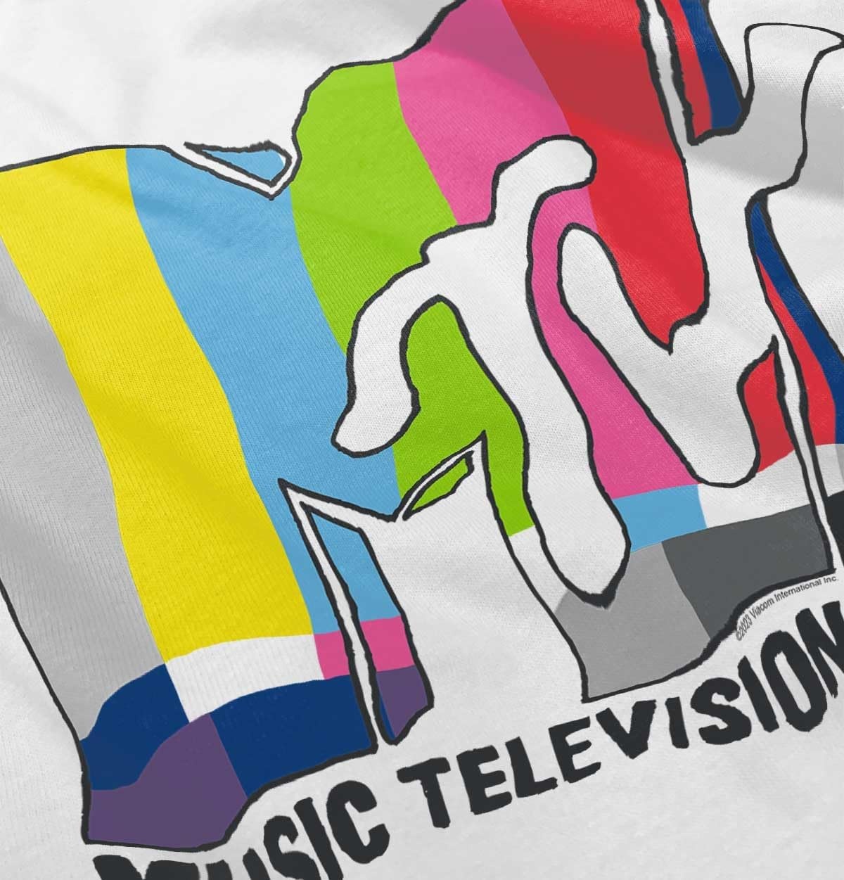 image:imageRetro Classic MTV TV Static Logo Toddler Boy Girl T ShirtWhite
