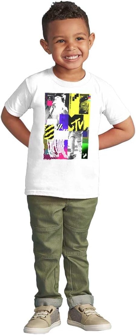 image:imageStatic Glitch MTV Explore with Us Toddler Boy Girl T ShirtWhite