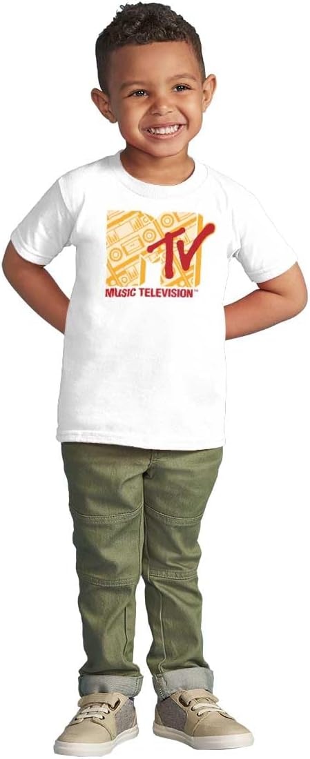 image:imageVintage MTV Retro Boombox Logo Toddler Boy Girl T ShirtWhite