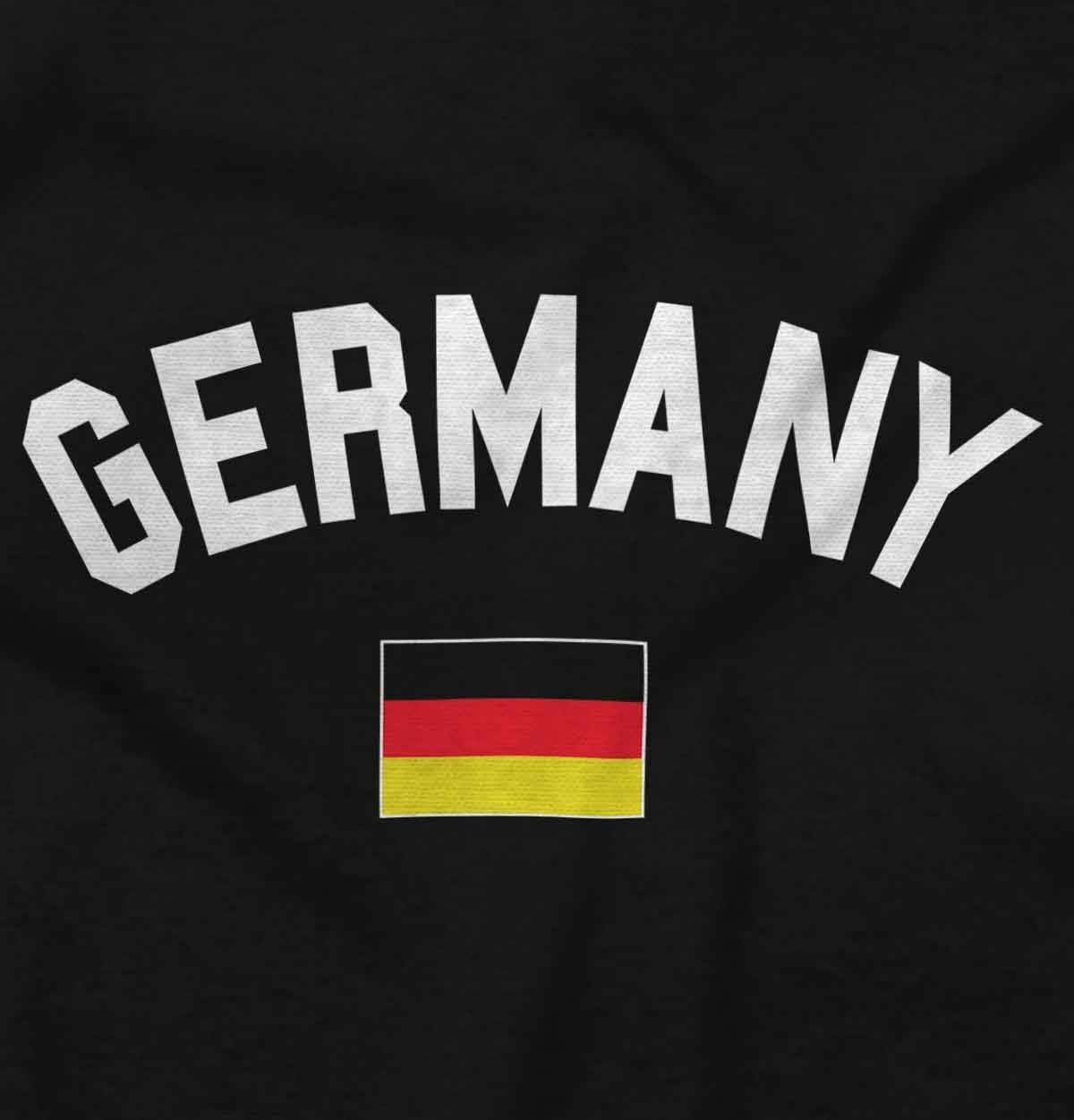 image:imageBrisco Brands Germany Country Flag Soccer Fan Pride Hoodie Sweatshirt Women MenBlack