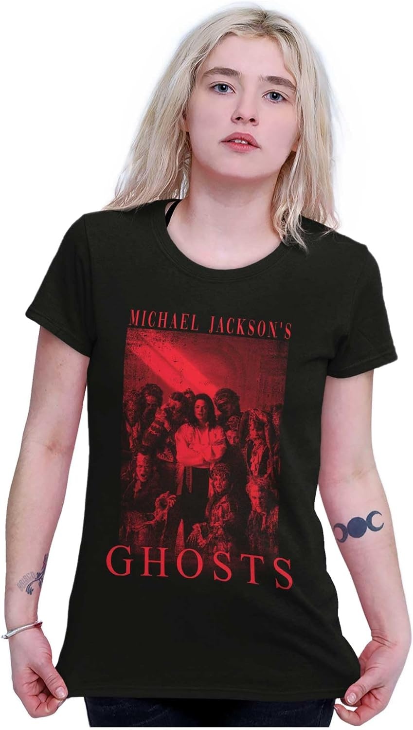 image:imageMichael Jacksons Ghosts Short Film Womens Slim Fit Graphic TeeBlack