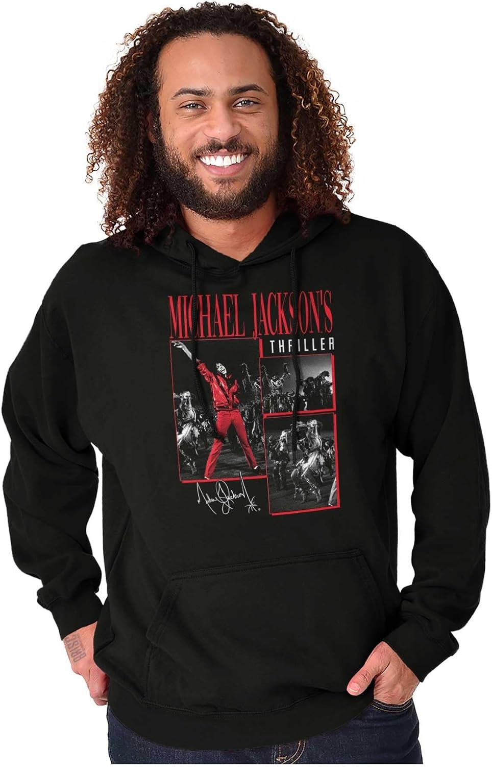 image:imageMichael Jacksons Thriller Dancers Hoodie Sweatshirt Women MenBlack