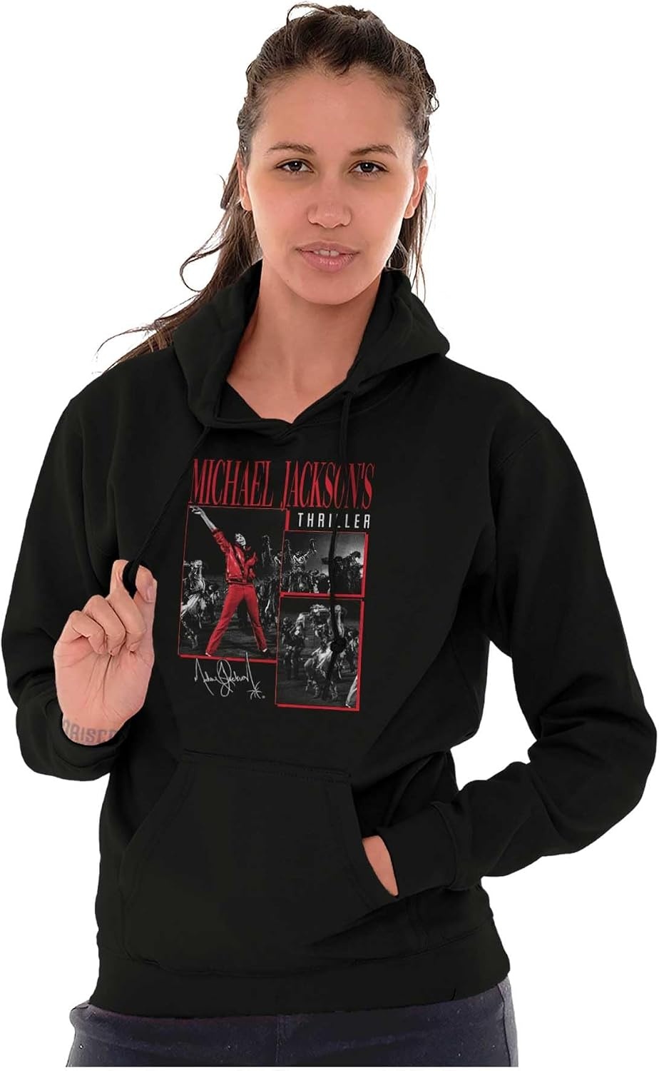image:imageMichael Jacksons Thriller Dancers Hoodie Sweatshirt Women MenBlack