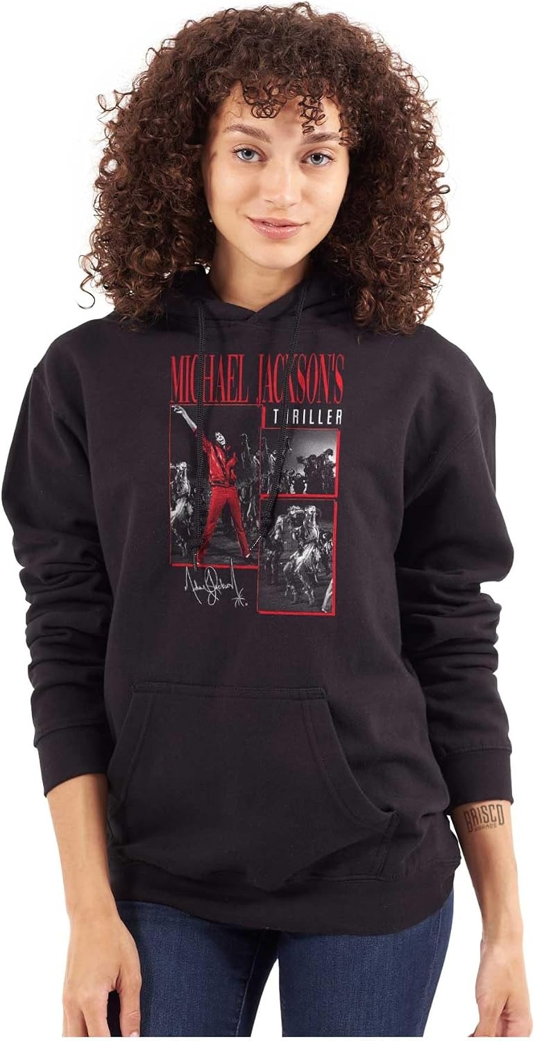 image:imageMichael Jacksons Thriller Dancers Hoodie Sweatshirt Women MenBlack