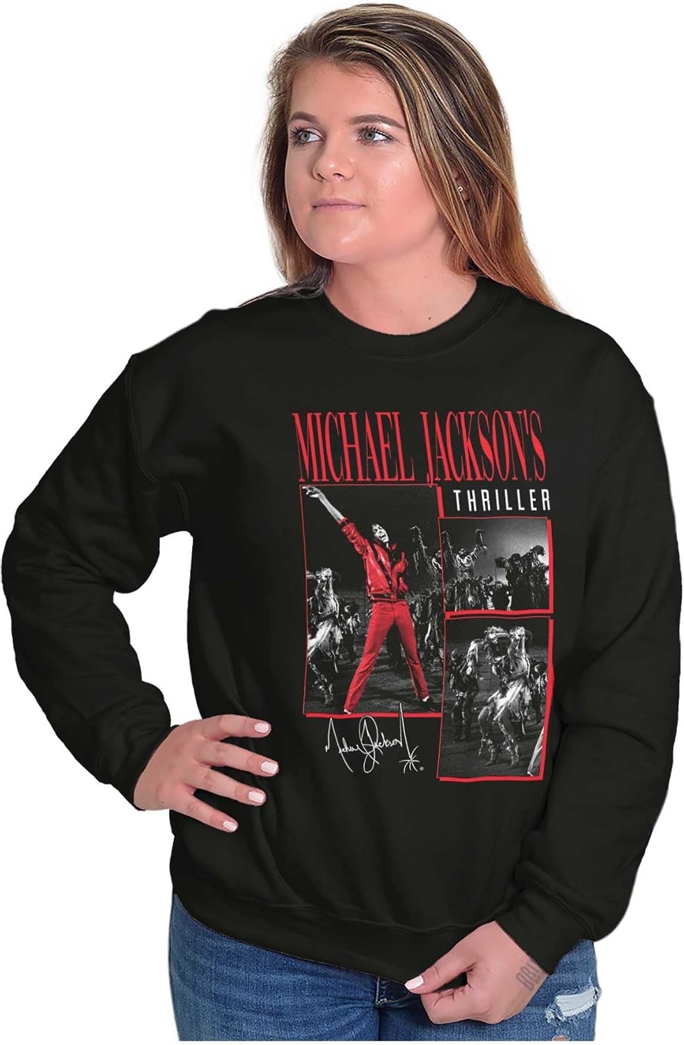 image:imageMichael Jacksons Thriller Dancers Sweatshirt for Men or WomenBlack
