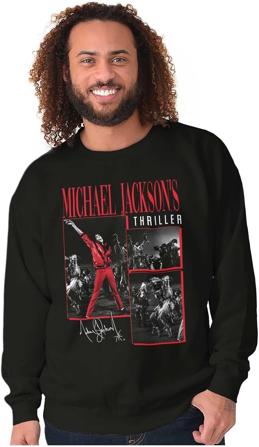 image:imageMichael Jacksons Thriller Dancers Sweatshirt for Men or WomenBlack