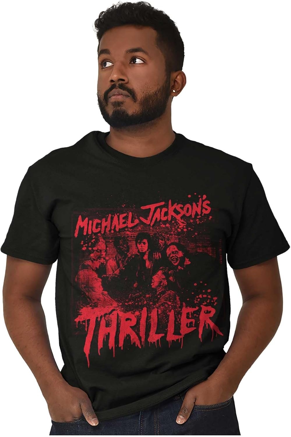 image:imageMichael Jacksons Thriller Halloween Graphic T Shirt Men or WomenBlack