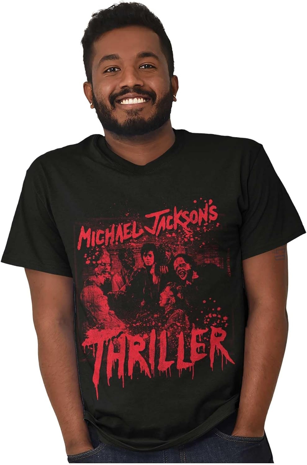 image:imageMichael Jacksons Thriller Halloween Graphic T Shirt Men or WomenBlack